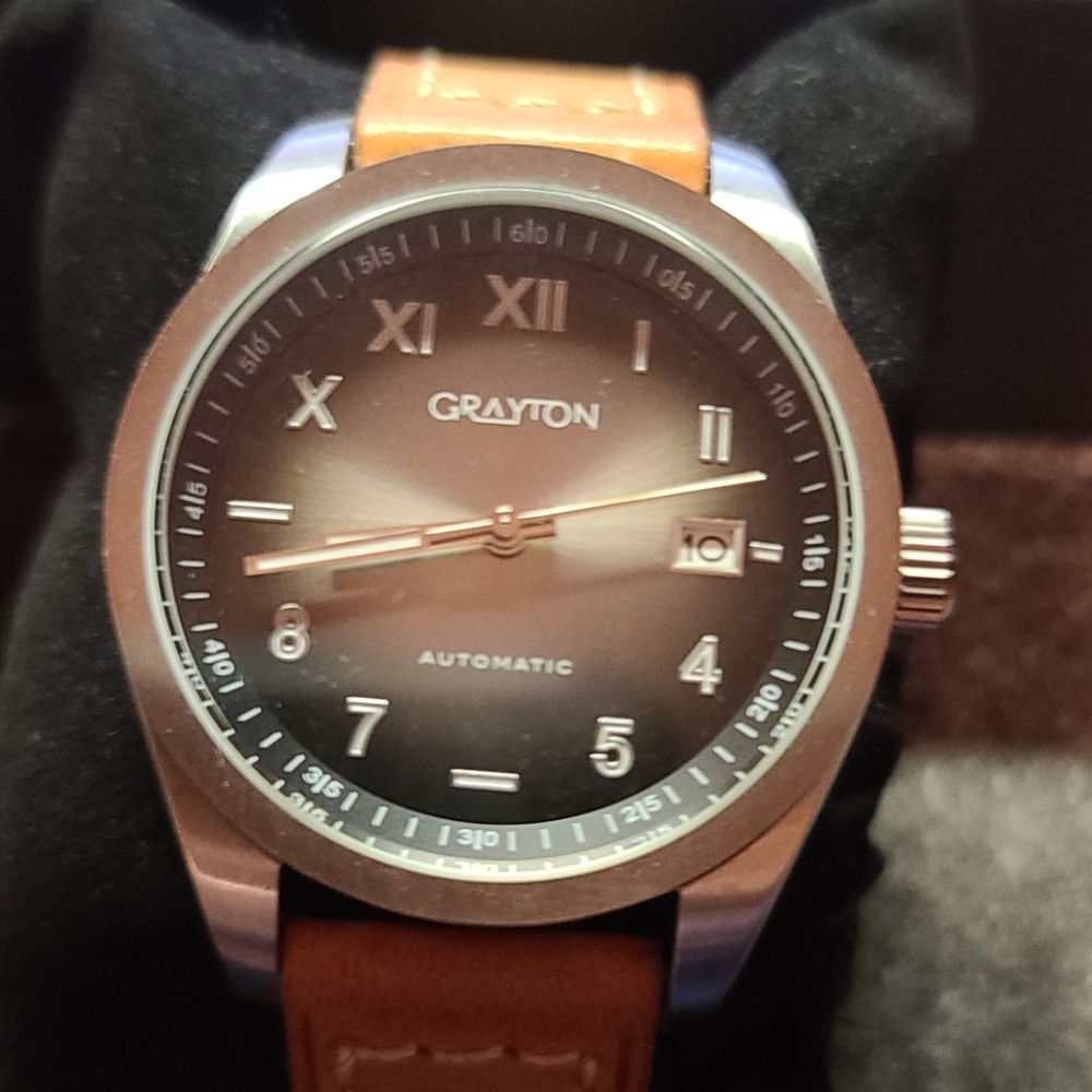 GRAYTON  AUTOMATIC  SS WATCH
